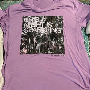 Purple Graphic T-Shirt